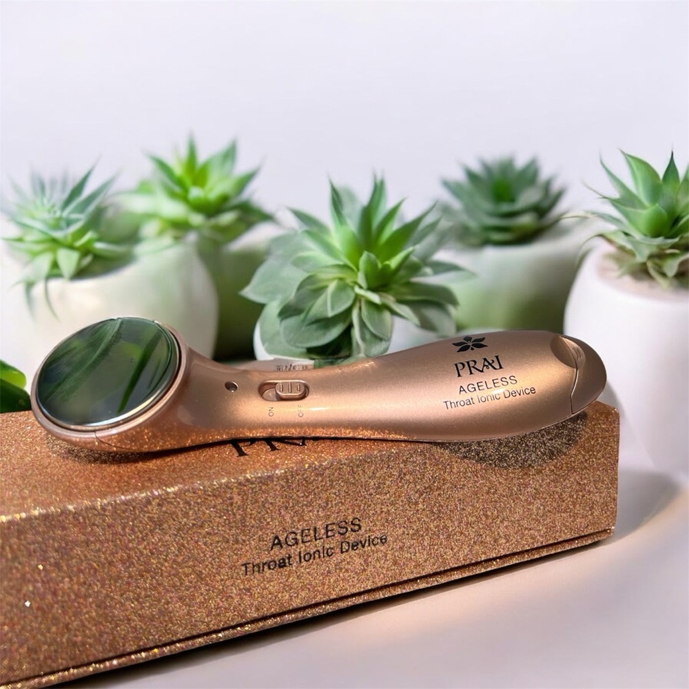 PRAI Ageless Throat Ionic Device – Smooth, Targeted Application